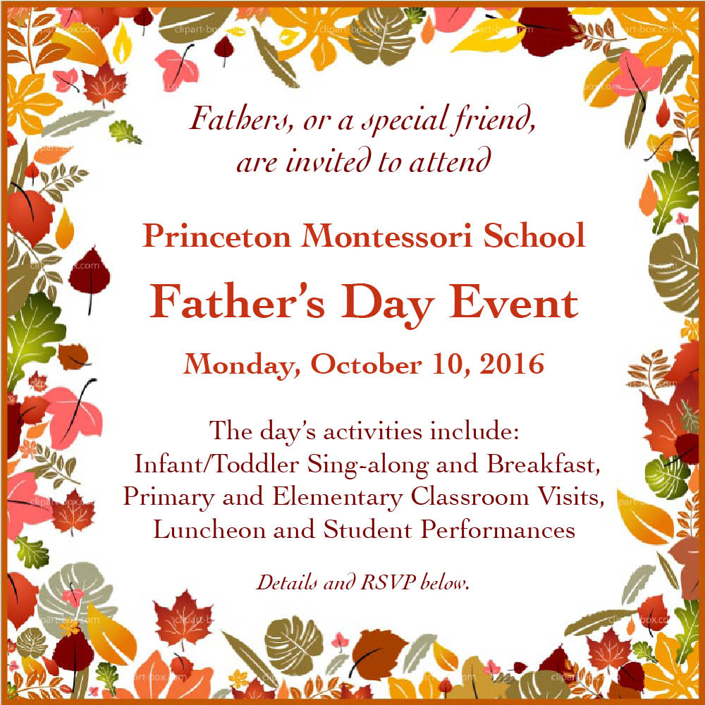 Father s Day Event Princeton Montessori School