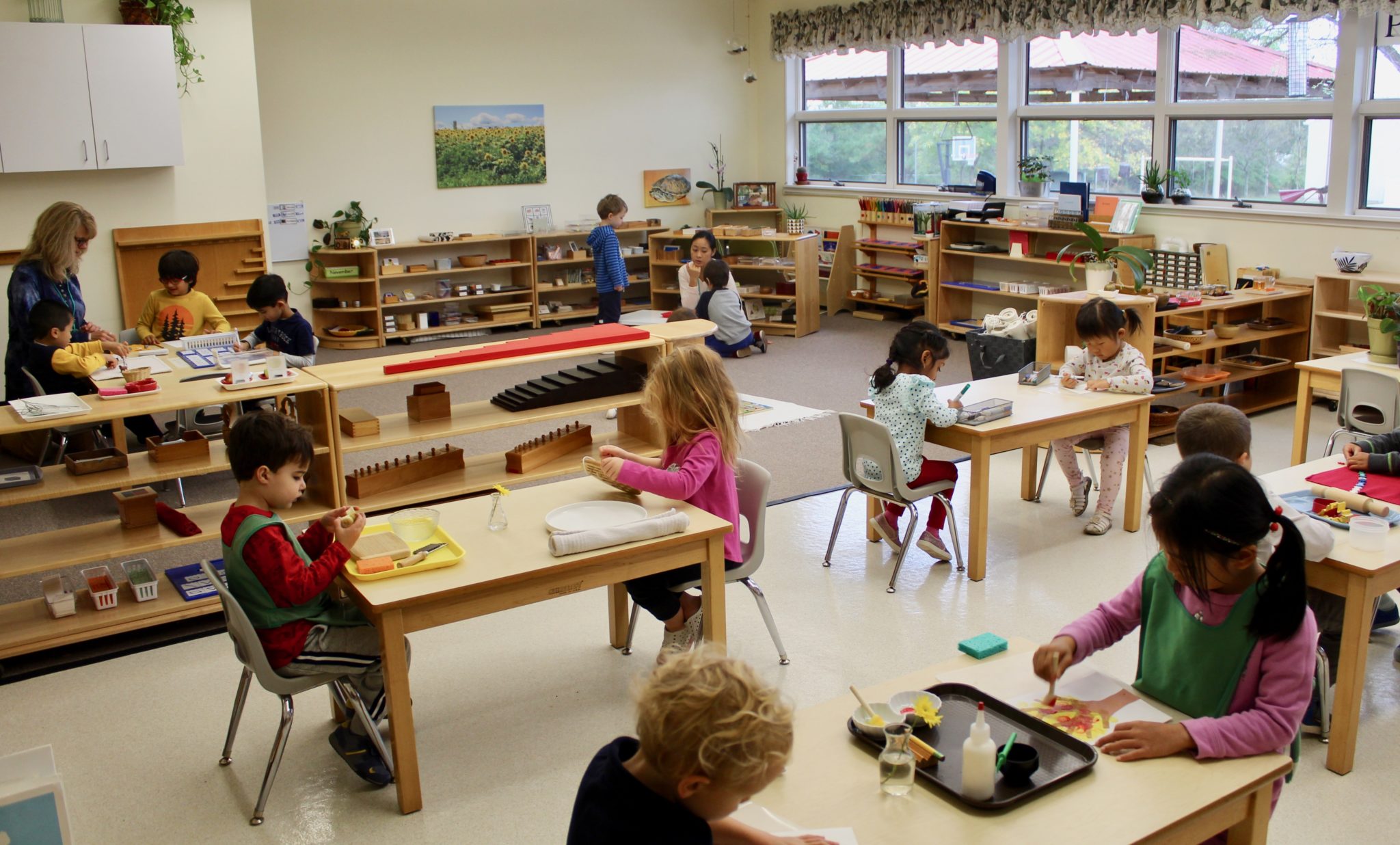 Montessori classroom observation Princeton Montessori School