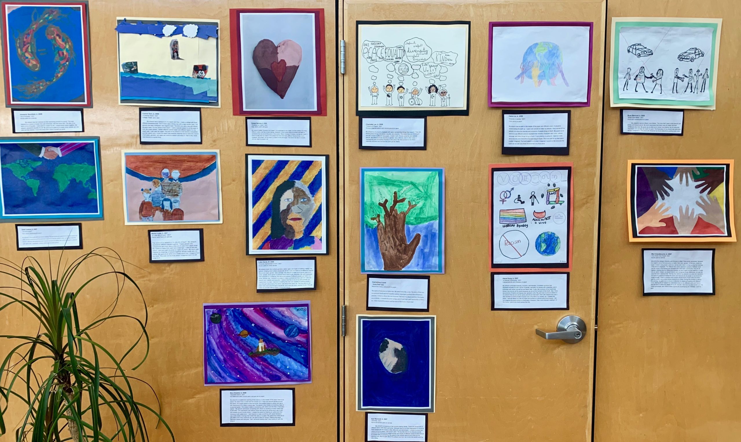 middle school art research project